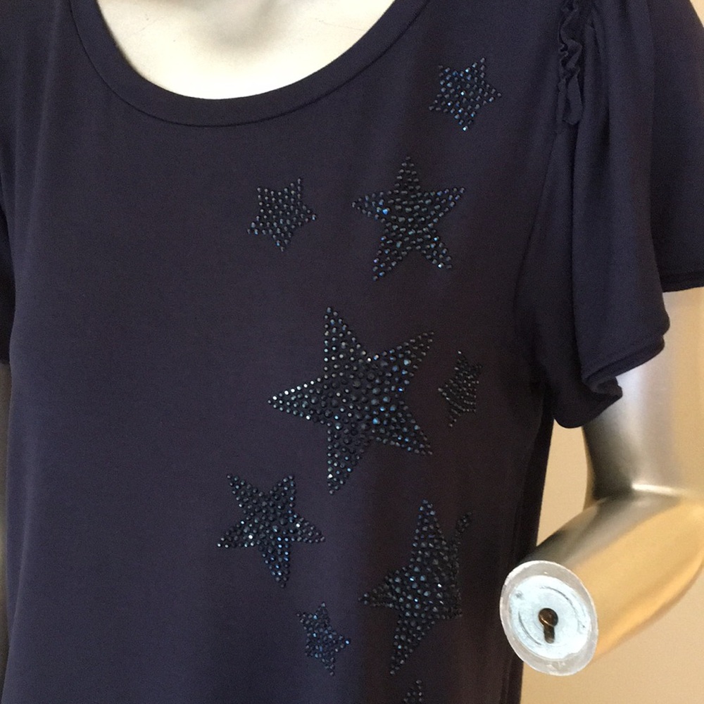 CHICO'S | Embellished Star Tee - Picture 7 of 13